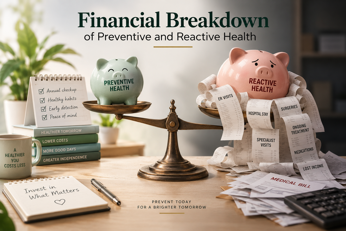Financial Breakdown of Preventive and Reactive Health
